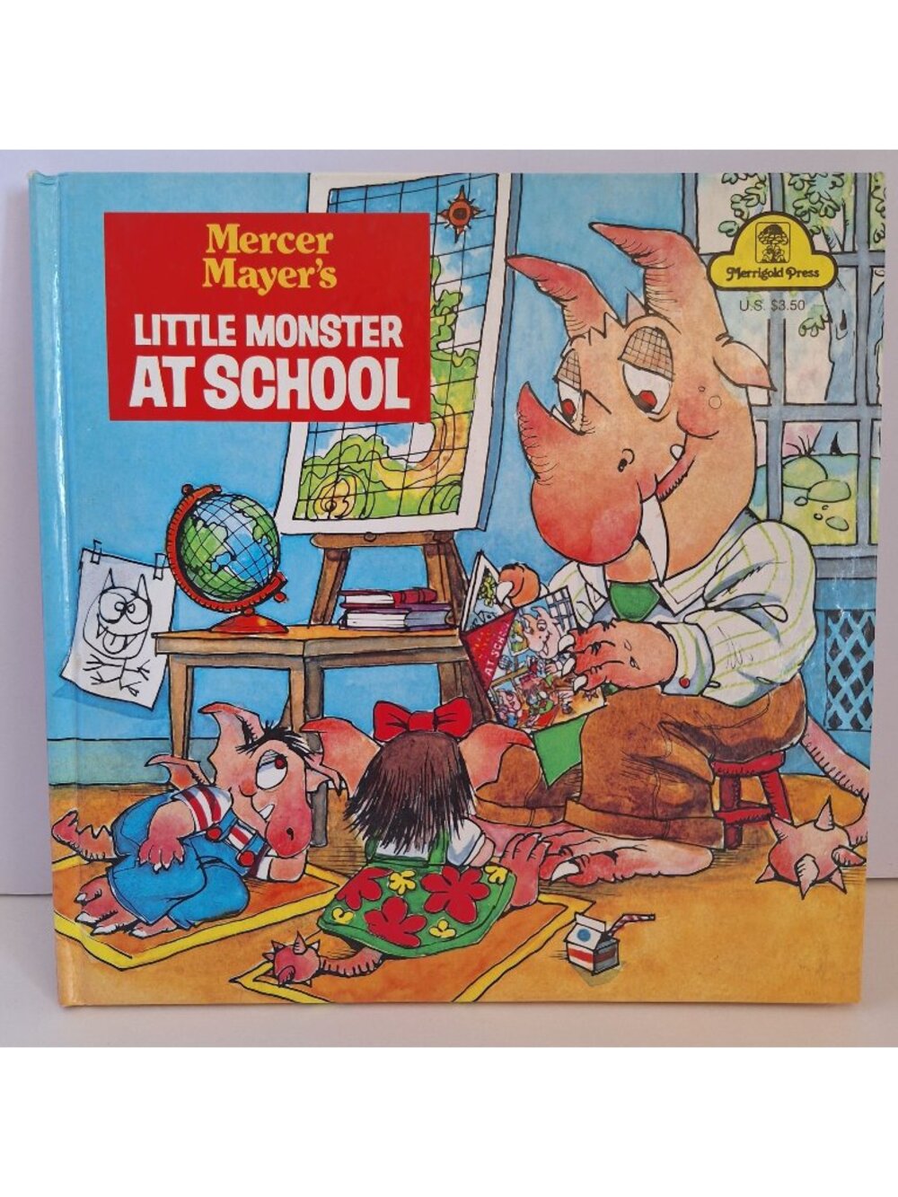 Mercer Mayers Little Monster At School Critters Hardcover Book 1978 Merrigold